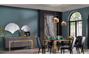 Длинный комод для посуды в гостиную Карлино (Carlino) CARL-10