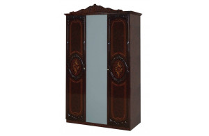 Трехстворчатый шкаф для одежды Роза (могано)