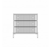 Бельевой комод для спальни Люксор МН-042-12