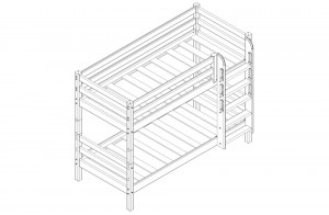 Детская кровать-чердак Соня Вариант-11
