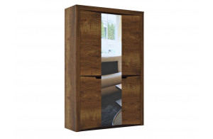 Трехстворчатый шкаф для одежды Г-11 (ДГТ) Гарда с зеркалом